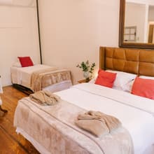 Cama de casal e cama de solteiro